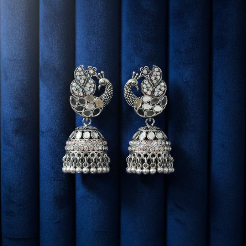 Peacock Jhumka 